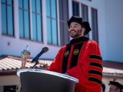 president koppell at lectern